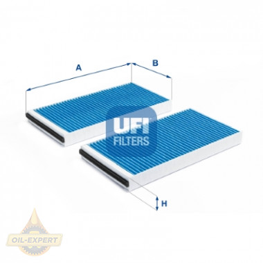 Ufi Фільтр салону антибактеріальний UFI 34.397.00 - Картинка 1