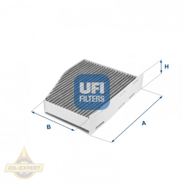 Ufi Фільтр салону вугільний UFI 54.124.00 - Картинка 1