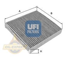Ufi Фільтр салону вугільний UFI 54.135.00 - Картинка 1