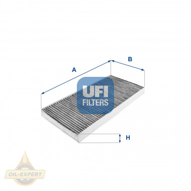 Ufi Фільтр салону вугільний UFI 54.146.00 - Картинка 1