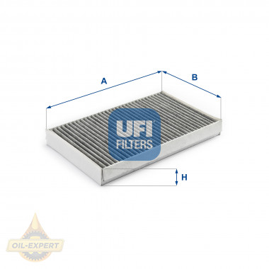 Ufi Фільтр салону вугільний UFI 54.155.00 - Картинка 1