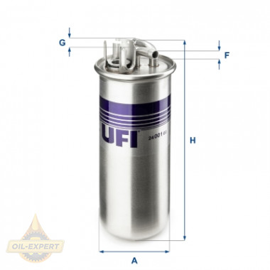 Ufi Фільтр паливний UFI 24.001.00 - Картинка 1