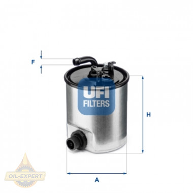 Ufi Фільтр паливний UFI 24.007.00 - Картинка 1