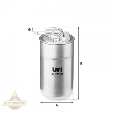 Ufi Фільтр паливний UFI 24.099.00 - Картинка 1