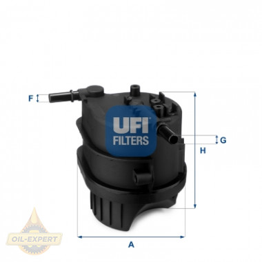 Ufi Фільтр паливний UFI 24.343.00 - Картинка 1