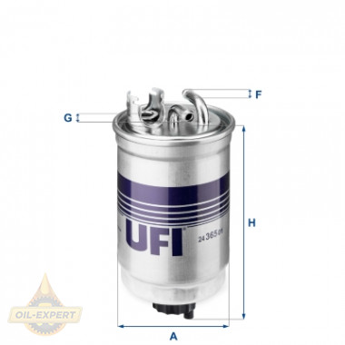 Ufi Фільтр паливний UFI 24.365.01 - Картинка 1