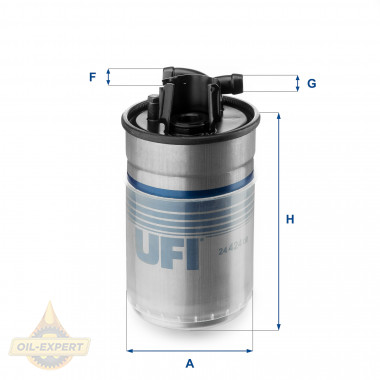 Ufi Фільтр паливний UFI 24.424.00 - Картинка 1