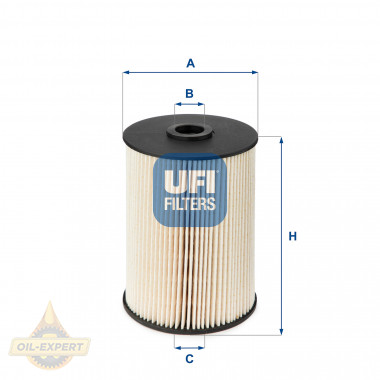 Ufi Фільтр паливний UFI 26.021.00 - Картинка 1