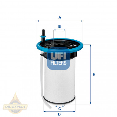 Ufi Фільтр паливний UFI 26.052.00 - Заображення 1