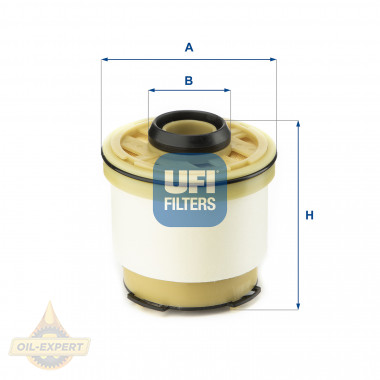 Ufi Фільтр паливний UFI 26.102.00 - Картинка 1