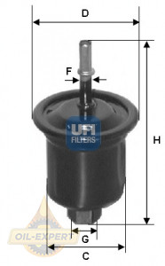 Ufi Фільтр паливний UFI 31.731.00 - Картинка 1