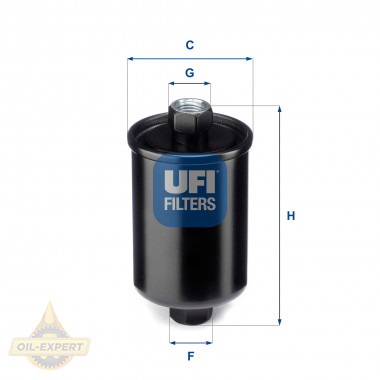 Ufi Фільтр паливний UFI 31.741.00 - Картинка 1