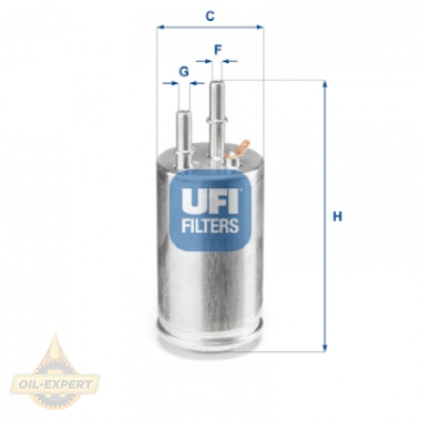 Ufi Фільтр паливний UFI 31.951.00 - Картинка 1