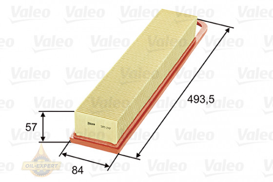 Valeo Фільтр повітряний VALEO 585247 - Картинка 1