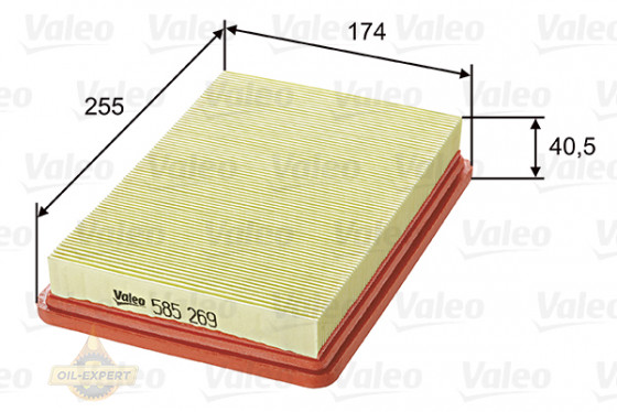 Valeo Фільтр повітряний VALEO 585269 - Картинка 1
