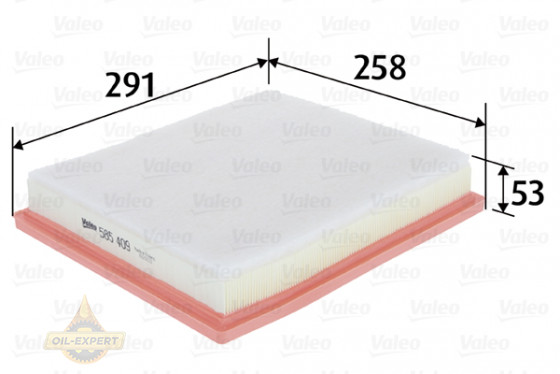 Valeo Фільтр повітряний VALEO 585409 - Заображення 1