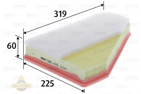 Valeo Фільтр повітряний VALEO 585479 - Картинка 1