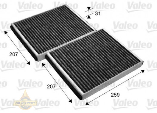 Valeo Фільтр салону вугільний VALEO 715690 - Картинка 1