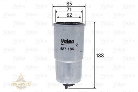 Valeo Фільтр паливний VALEO 587186 - Картинка 1