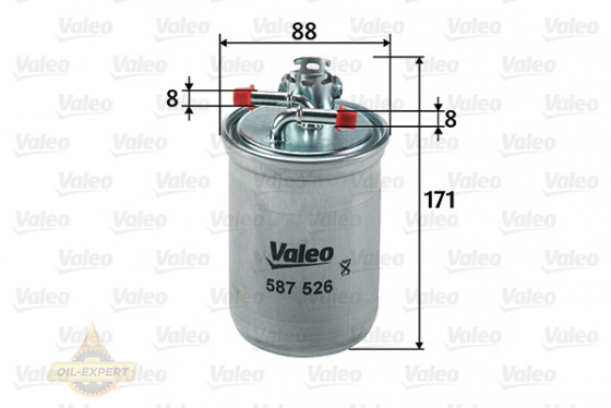 Valeo Фільтр паливний VALEO 587526 - Заображення 1