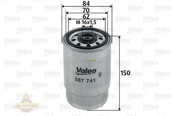 Valeo Фільтр паливний VALEO 587741 - Заображення 1