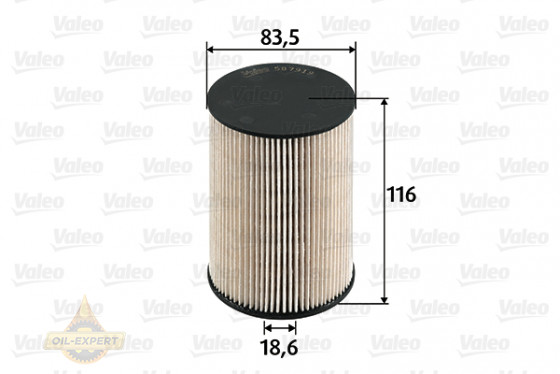 Valeo Фільтр паливний VALEO 587919 - Заображення 1