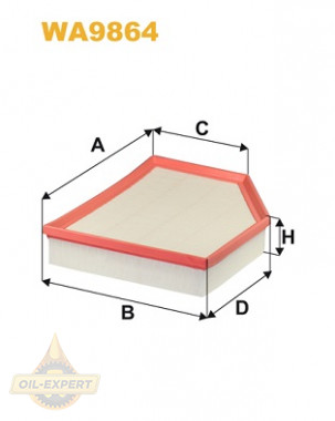 Wix Фільтр повітряний WIX WA9864 - Картинка 1