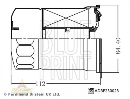 Blue Print Фільтр паливний BLUE PRINT ADBP230023 - Картинка 1