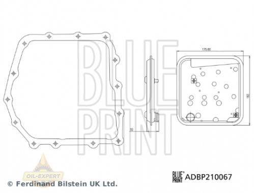 Blue Print Фільтр АКПП BLUE PRINT ADBP210067 - Заображення 1