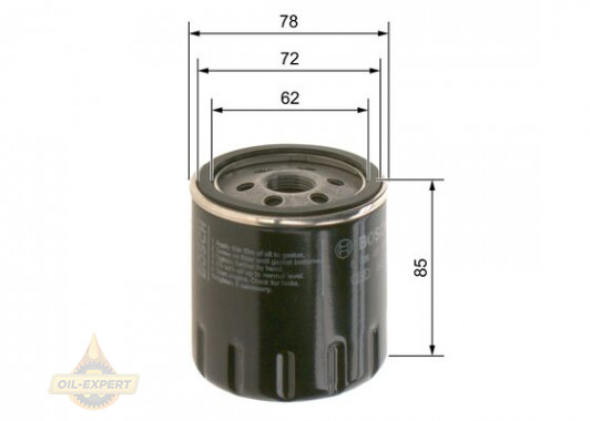 Bosch Фільтр масляний BOSCH F 026 407 300 - Картинка 5