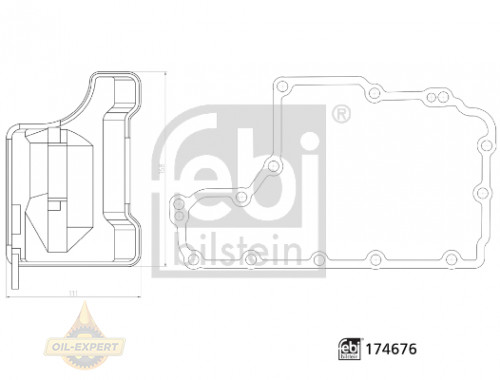 Febi Фільтр АКПП FEBI 174676 - Картинка 3