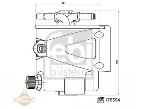 Febi Фільтр паливний FEBI 176594 - Картинка 3