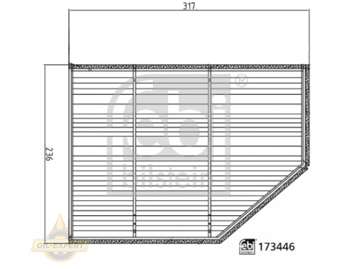 Febi Фільтр салону FEBI 173446 - Заображення 1