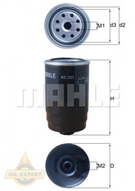 Mahle/Knecht Фільтр паливний MAHLE/KNECHT KC623 - Картинка 2