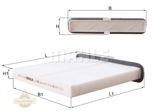 Mahle/Knecht Фільтр салону MAHLE/KNECHT LA1361 - Картинка 2