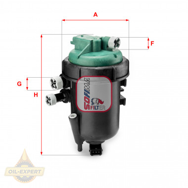 Sofima Фільтр паливний SOFIMA S5178GC - Картинка 1