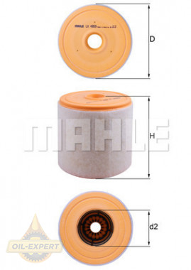 Mahle/Knecht Фільтр повітряний MAHLE/KNECHT LX4959 - Картинка 1
