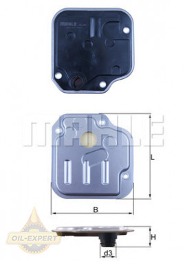 Mahle/Knecht Фільтр АКПП MAHLE/KNECHT HX244 - Картинка 1