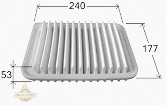 Js Asakashi Фільтр повітряний JS Asakashi A1013 - Картинка 1