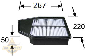 Js Asakashi Фільтр повітряний JS Asakashi A8512 - Картинка 1
