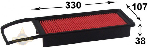 Js Asakashi Фільтр повітряний JS Asakashi A874J - Картинка 1