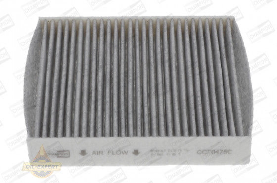 Champion Фільтр салону вугіьний CHAMPION CCF0475C - Картинка 1